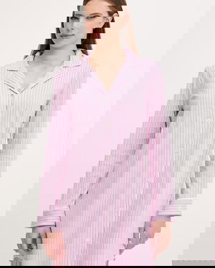 Lauren Ralph Lauren cămașă de noapte din bumbac