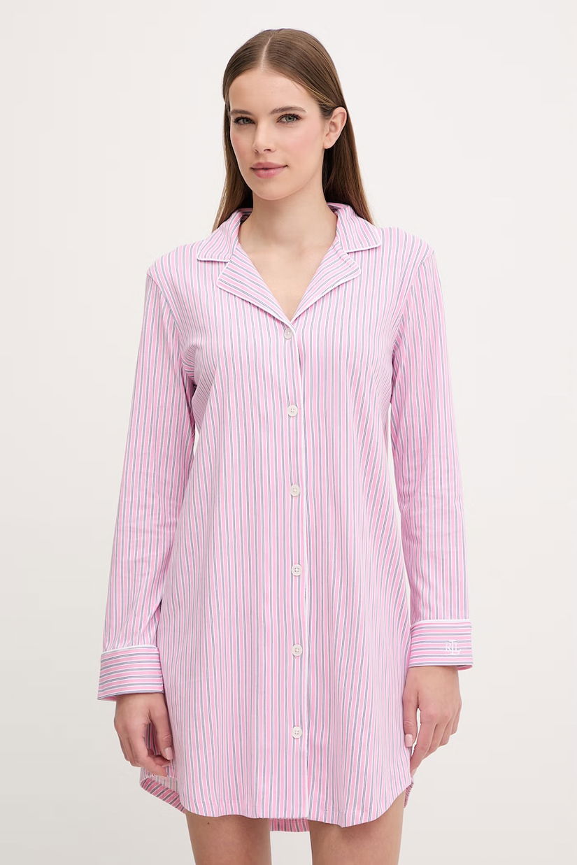 Lauren Ralph Lauren cămașă de noapte din bumbac