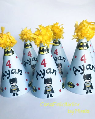 Coifuri petrecere baby Batman personalizate