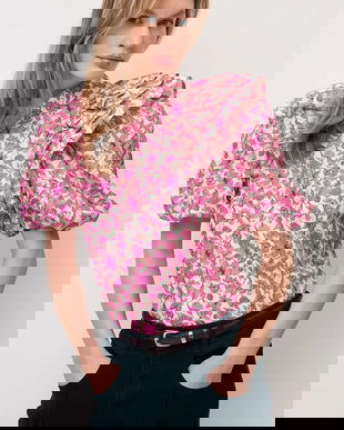 Bizuu bluză din bumbac CASSANDRA