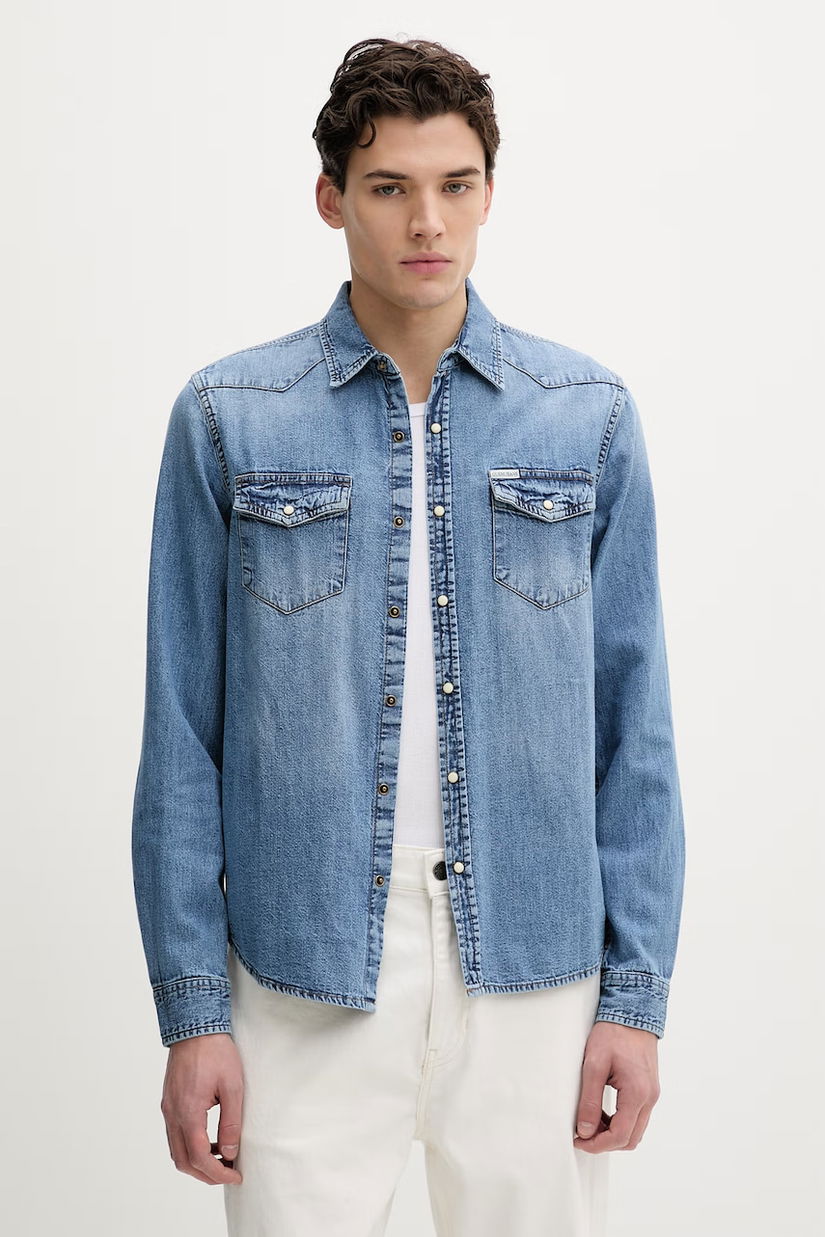 Guess Jeans cămașă jeans