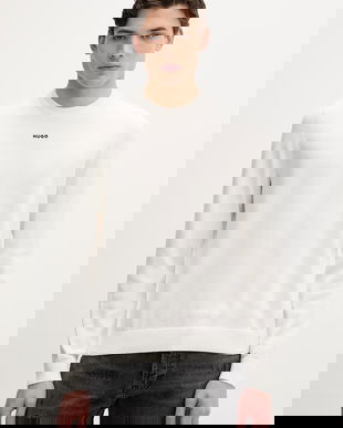 HUGO pulover de bumbac San Cassius-C2