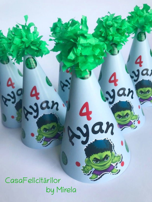 Coifuri petrecere baby Hulk