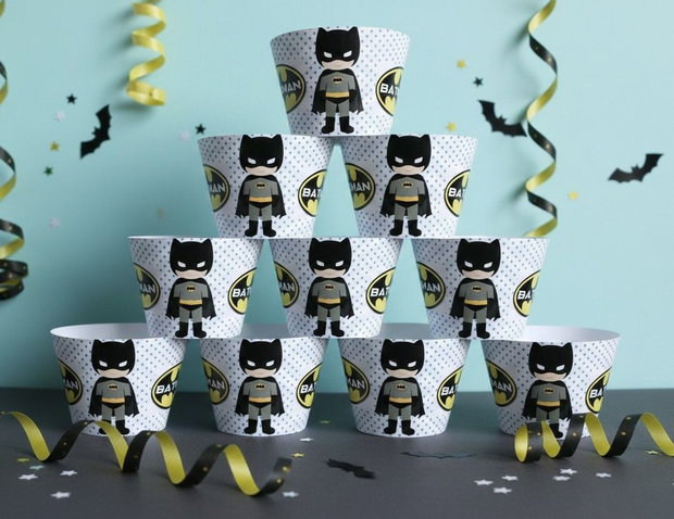 Învelitori brioșe baby Batman