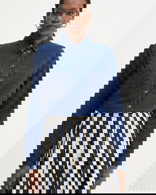 Guess cămașă jeans MONIQUE