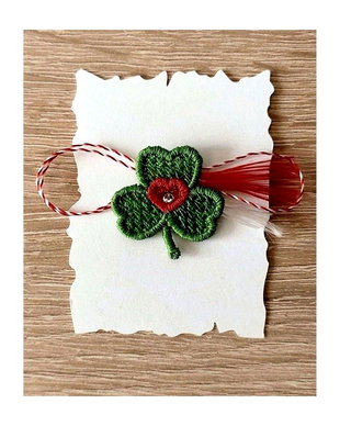 Martisor Trifoi cu Inimioara