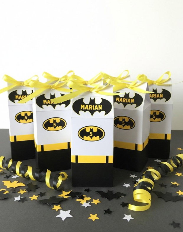 Cutii dulciuri baby Batman personalizate