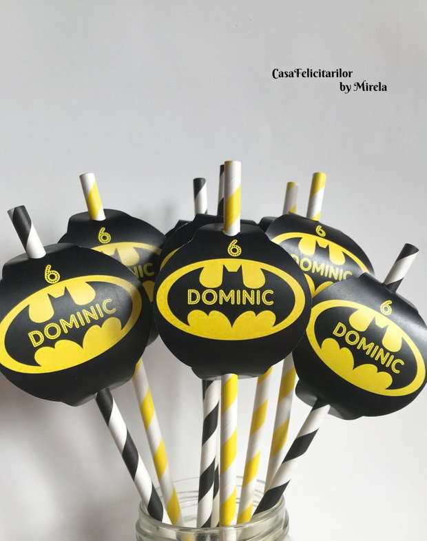 Set paie suc Batman personalizate