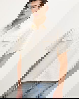 Guess Jeans cămașă din bumbac