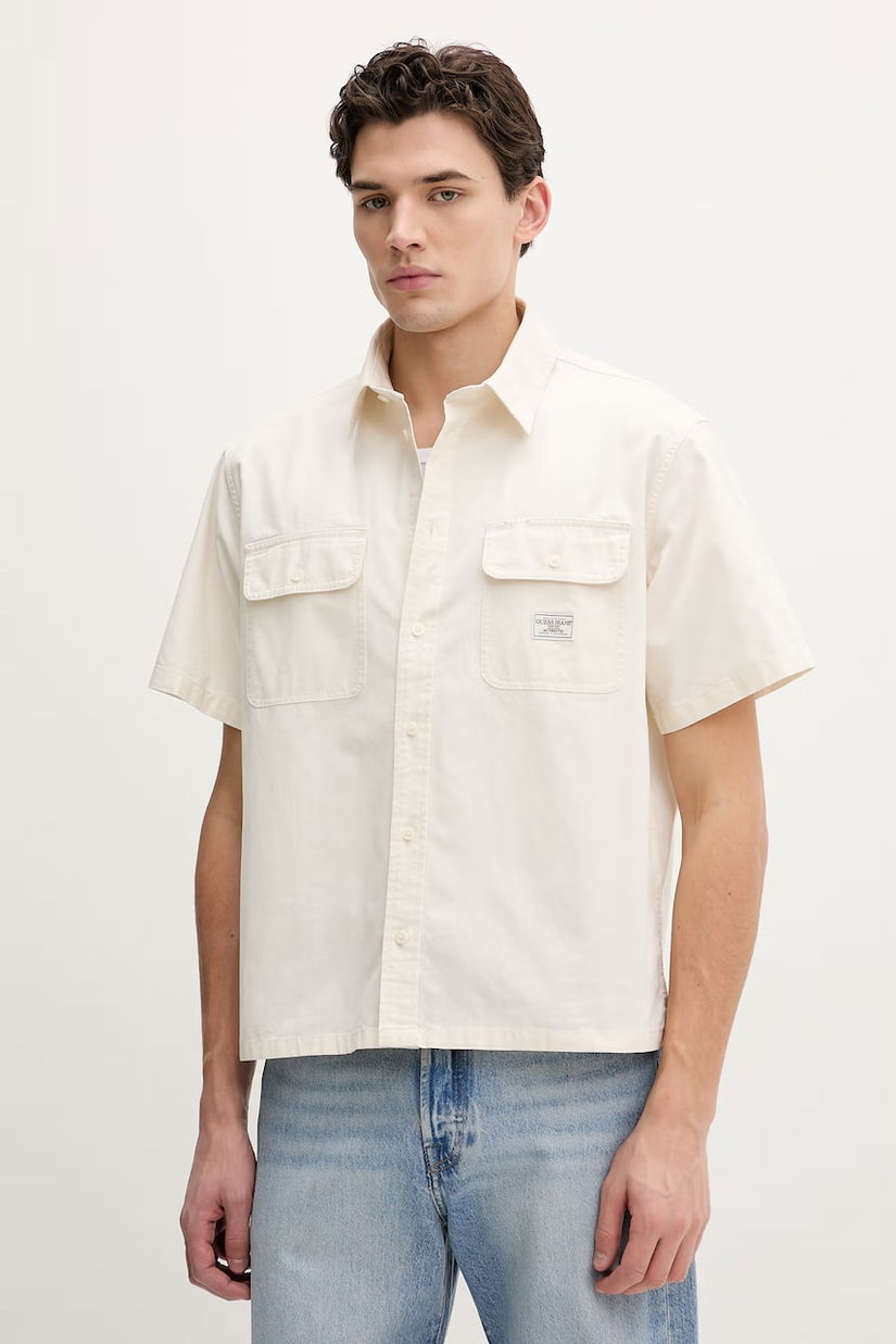 Guess Jeans cămașă din bumbac