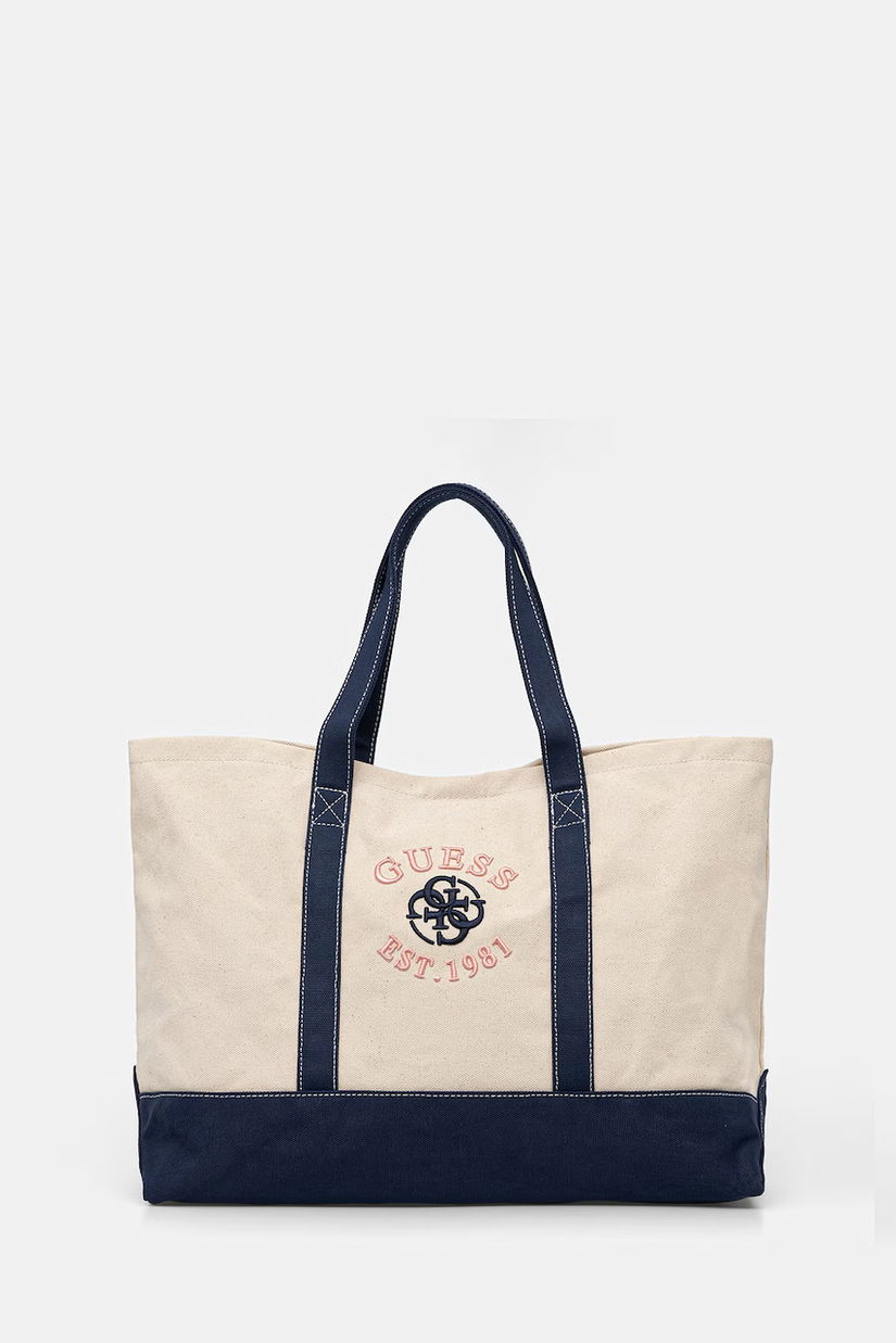 Guess geantă de bumbac