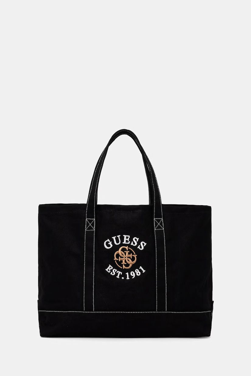 Guess geantă de bumbac