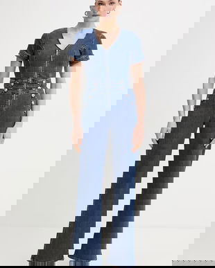 Guess salopetă jeans ALINA