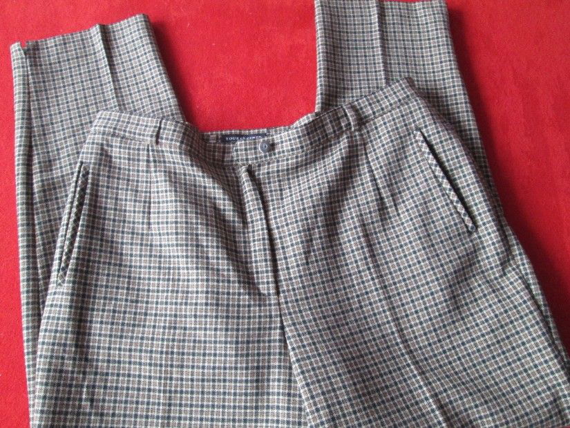 pantaloni carouri dame 48