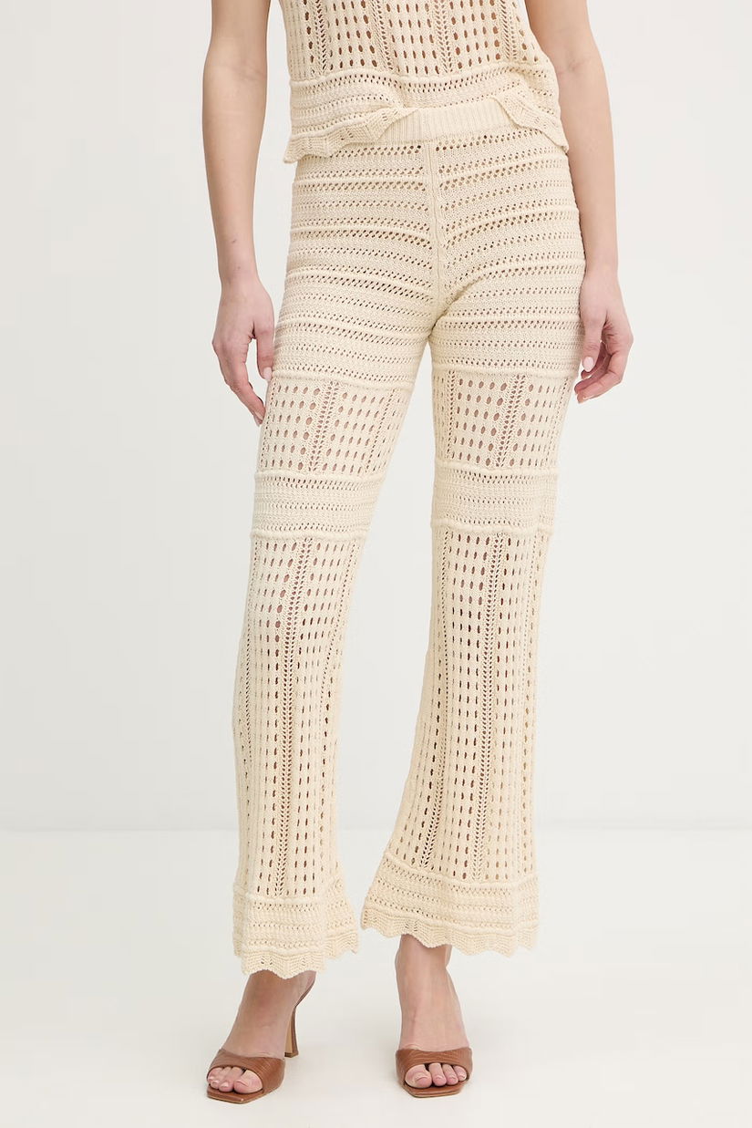 Twinset pantaloni de bumbac