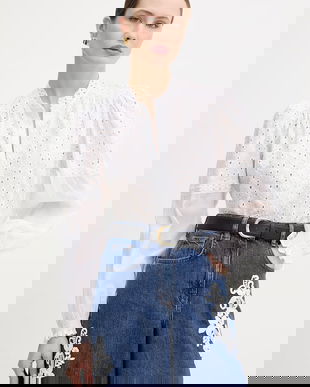 Twinset bluză din bumbac