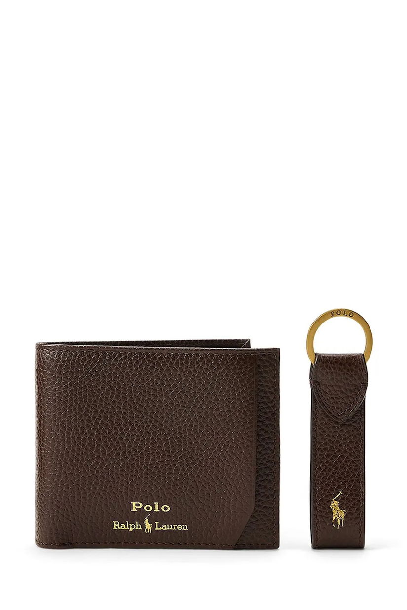 Polo Ralph Lauren portofel din piele și breloc