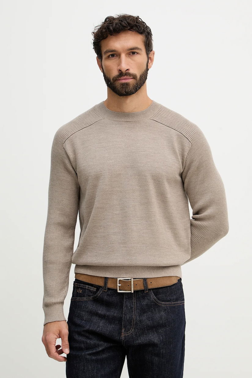 Armani Exchange pulover din amestec de lână