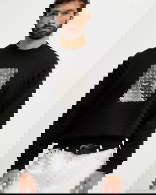 Armani Exchange hanorac de bumbac