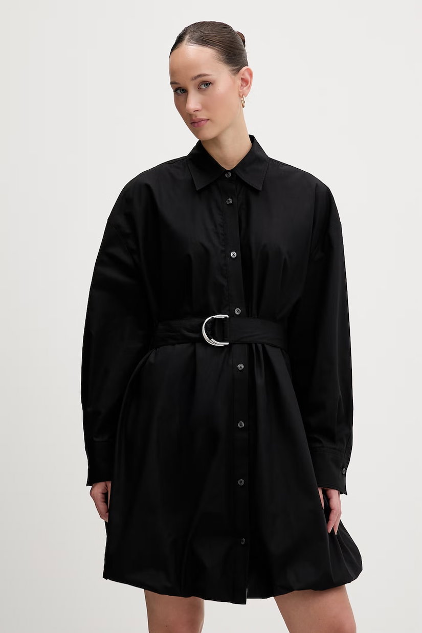 HUGO rochie din bumbac Kumira