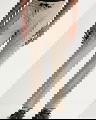 HUGO pantaloni cu lână Getlin251F3