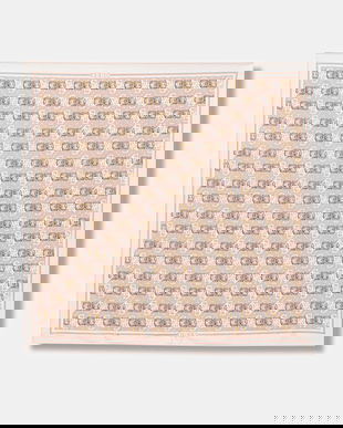 Guess eșarfă de mătase KARNILLA