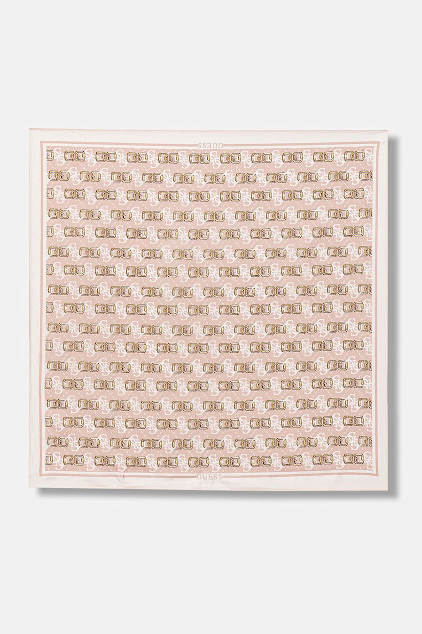 Guess eșarfă de mătase KARNILLA