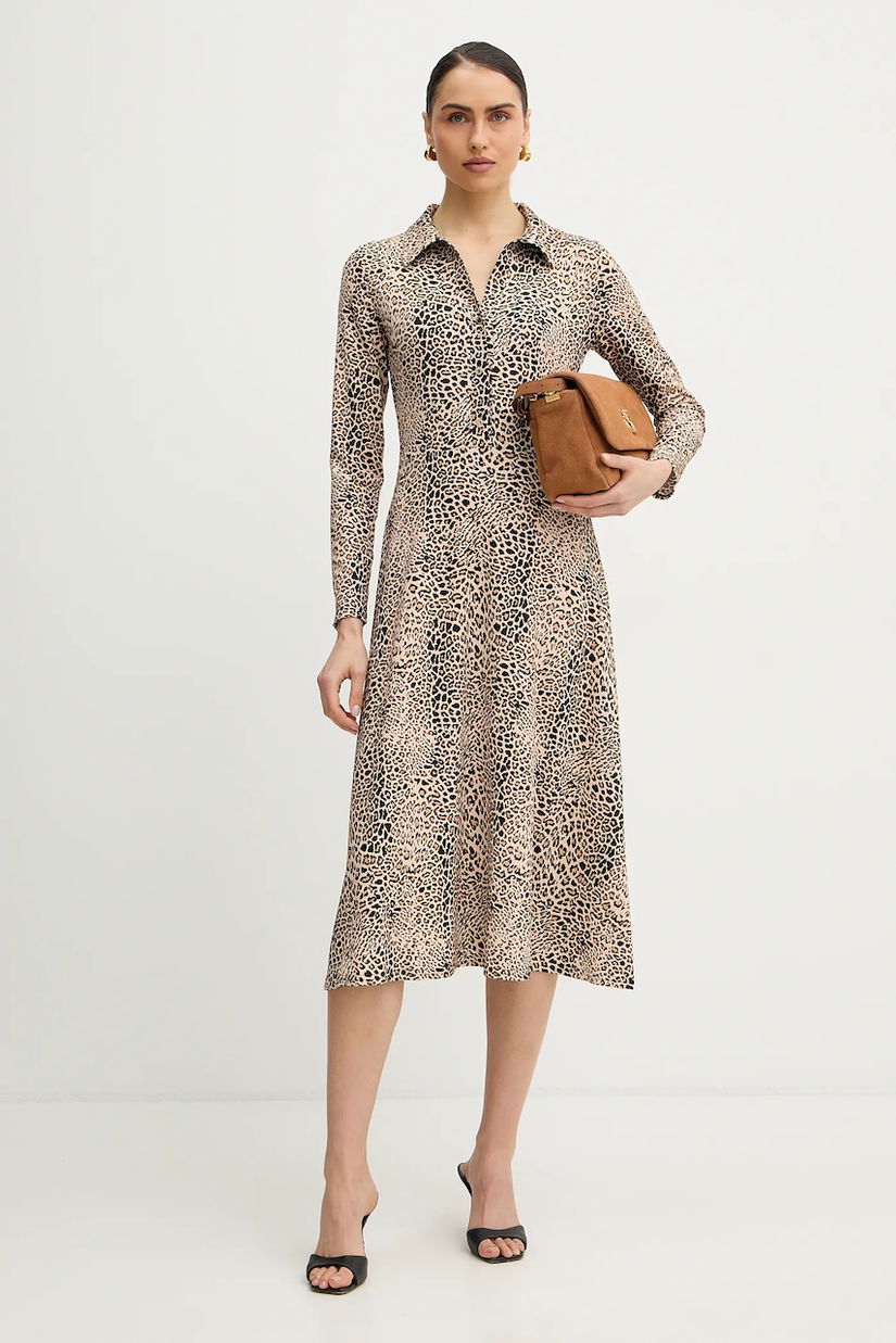 Pinko geantă de mână din piele întoarsă Horizontal