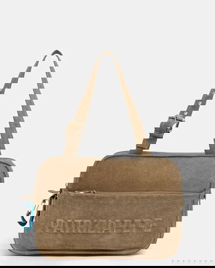 Patrizia Pepe geantă de mână din piele întoarsă