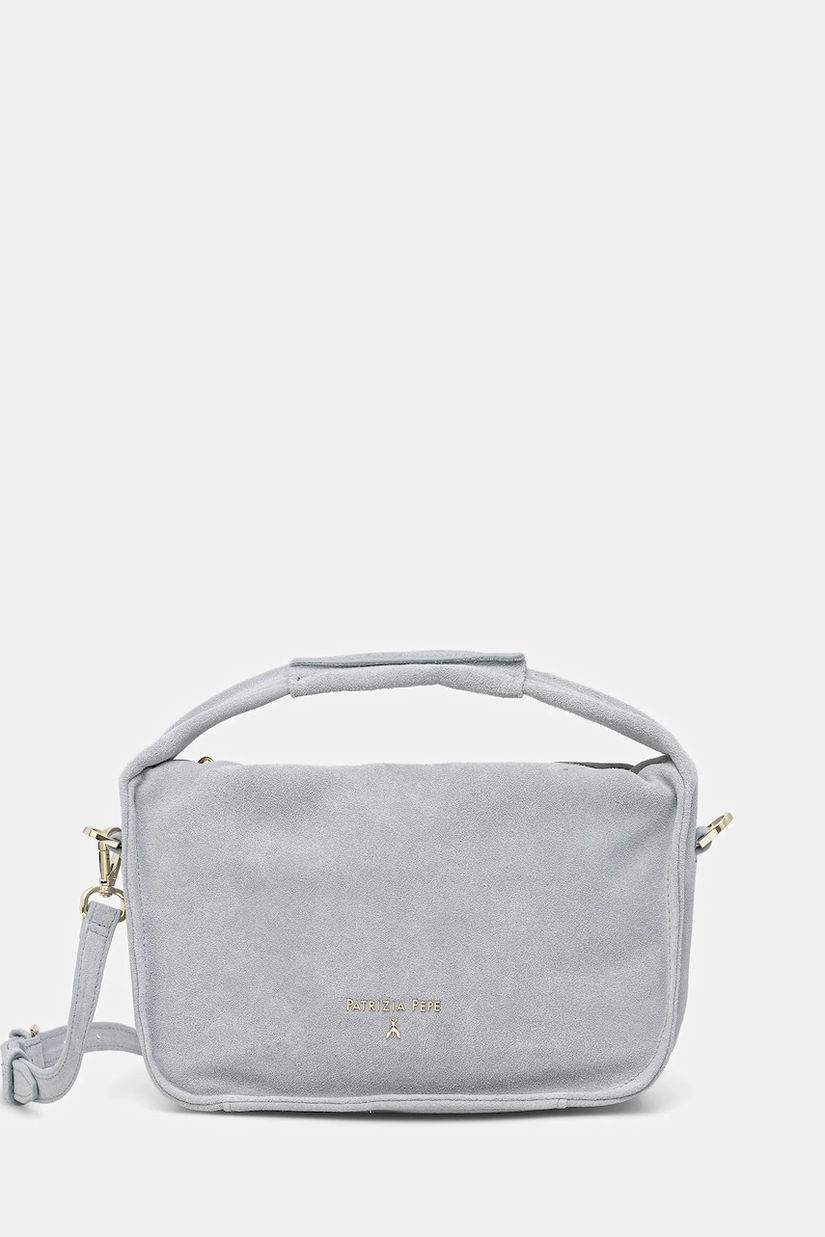 Patrizia Pepe geantă de mână din piele întoarsă