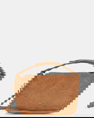 Patrizia Pepe geantă de mână din piele întoarsă