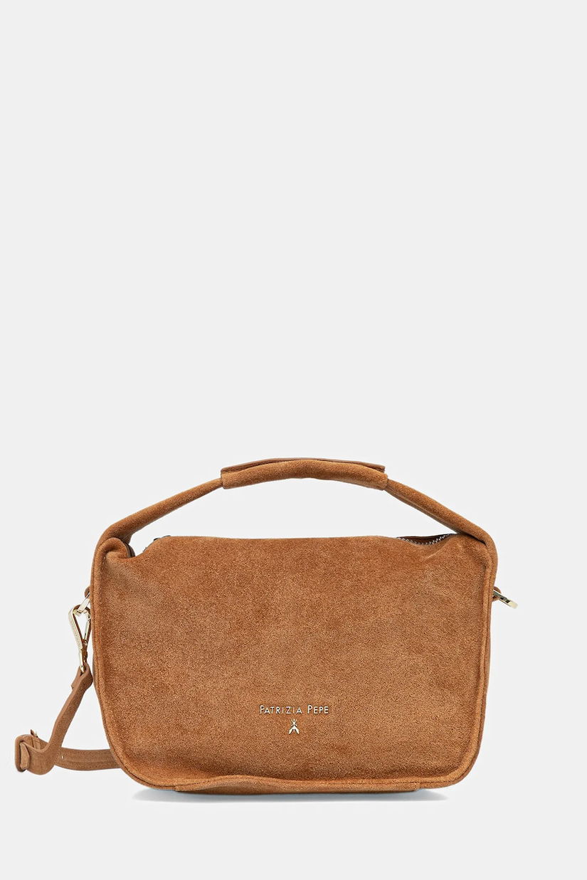 Patrizia Pepe geantă de mână din piele întoarsă