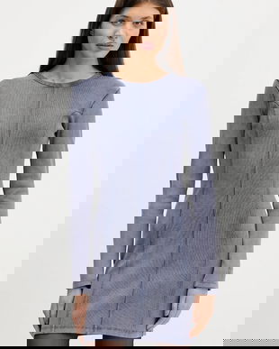 Hugo Blue rochie Nopal_B