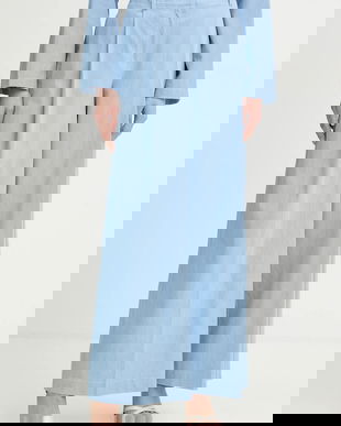 Twinset pantaloni de bumbac