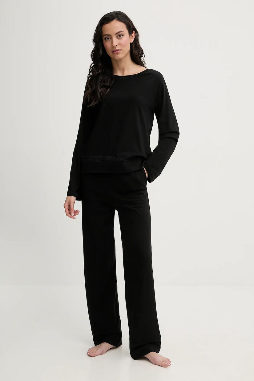 HUGO pijama MESH LOGO LONG SET