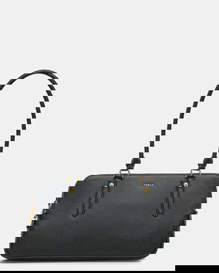 Furla poșetă de piele Giulia M Boston Bag