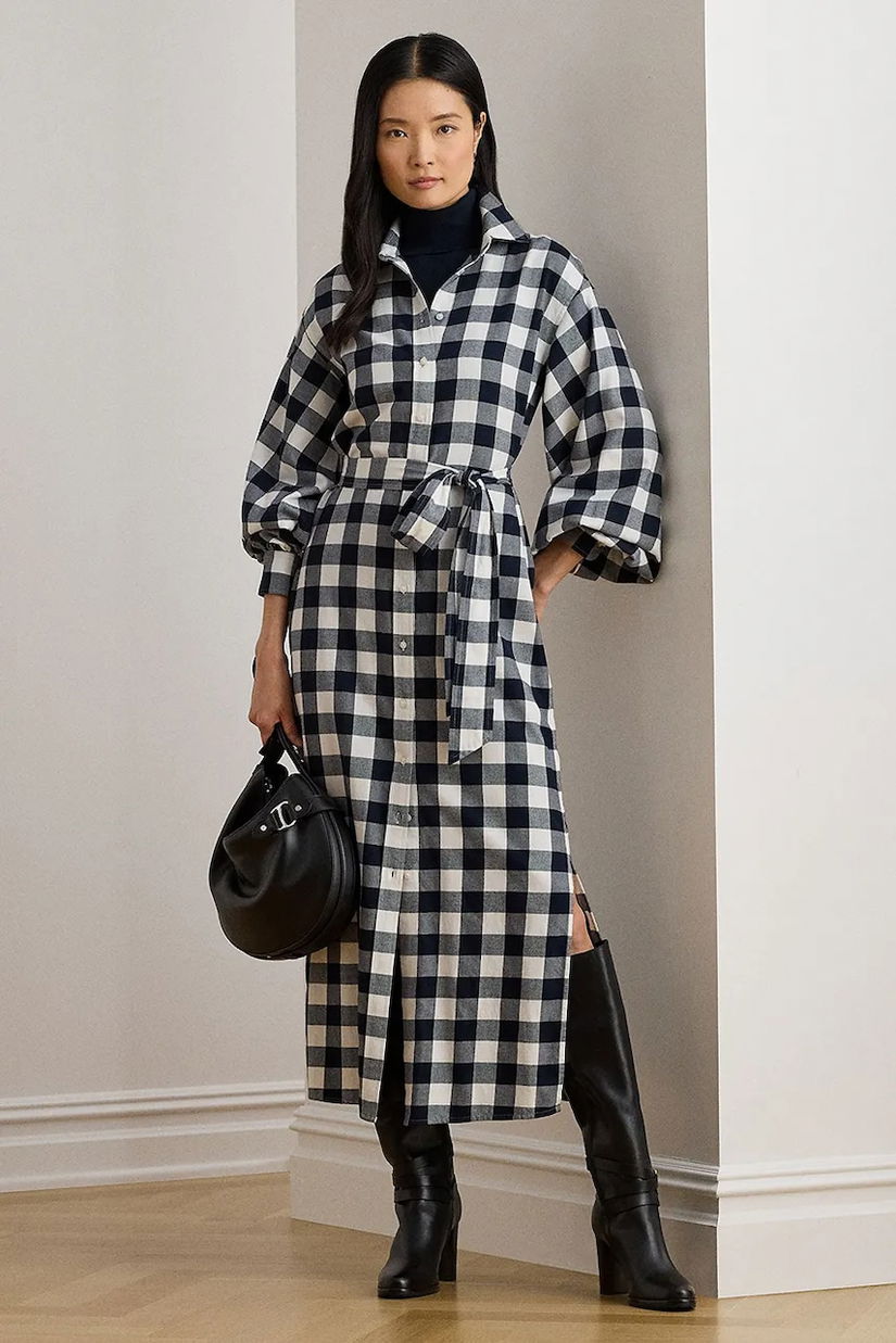 Lauren Ralph Lauren rochie din bumbac