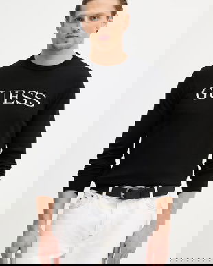 Guess pulover de bumbac KANE