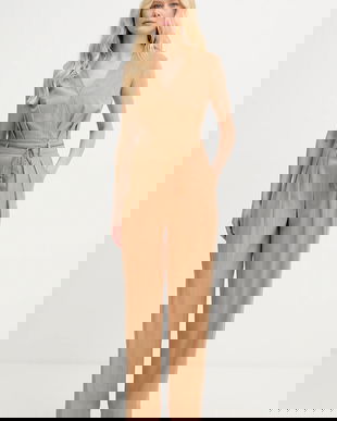 Twinset salopetă amestecată cu in