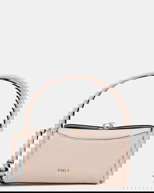 Furla poșetă de piele Nicole Mini Boston Bag