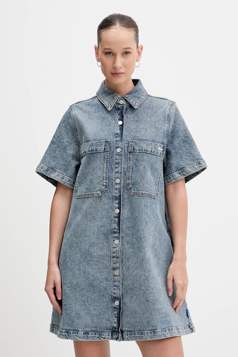 Hugo Blue rochie jeans Gandira_B