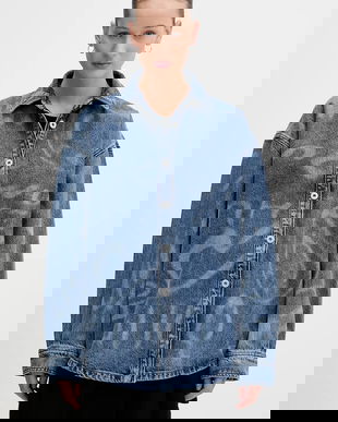 Hugo Blue cămașă jeans Garesa_4_B