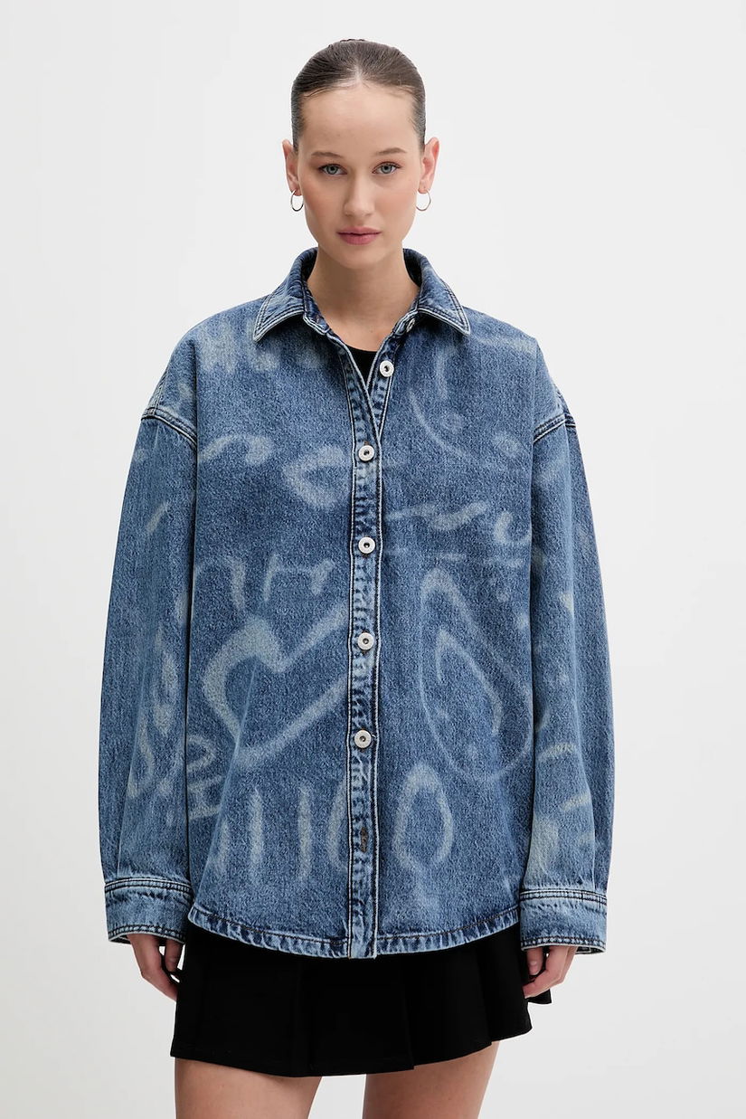 Hugo Blue cămașă jeans Garesa_4_B