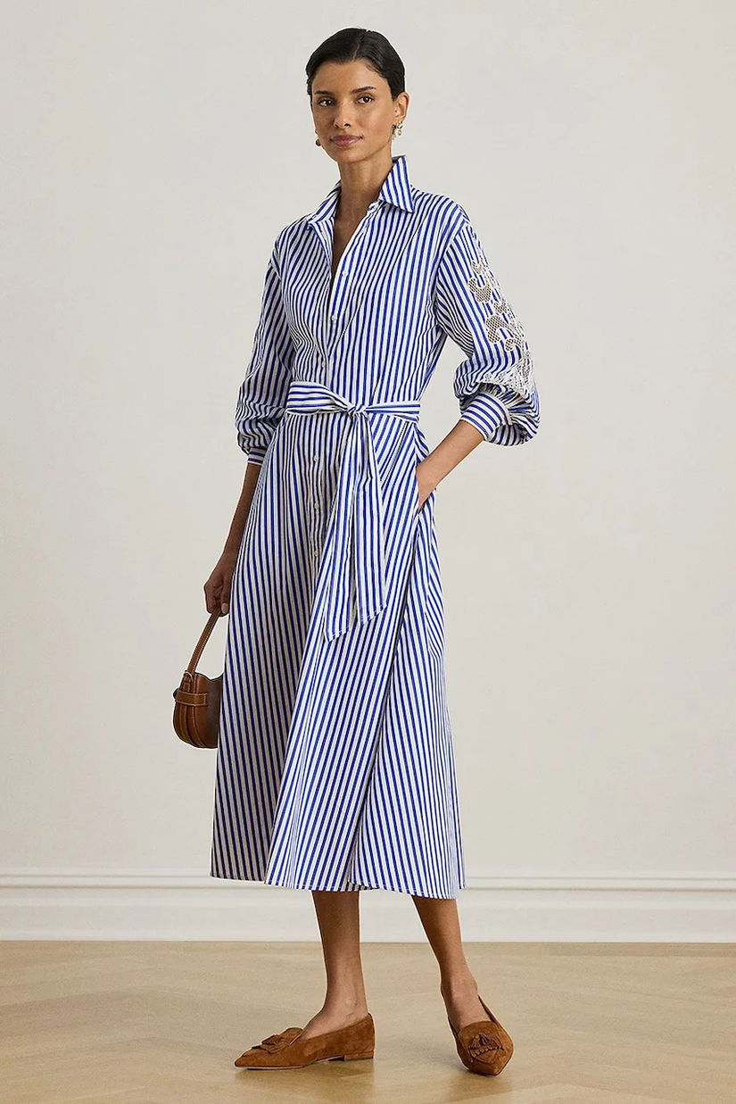 Lauren Ralph Lauren rochie din bumbac