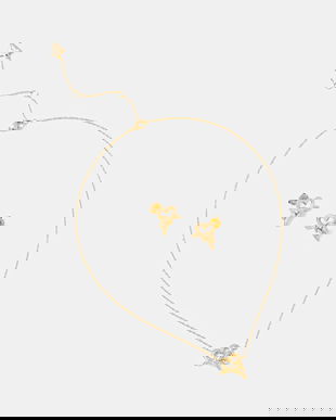 Guess colier și cercei LOVE BITES