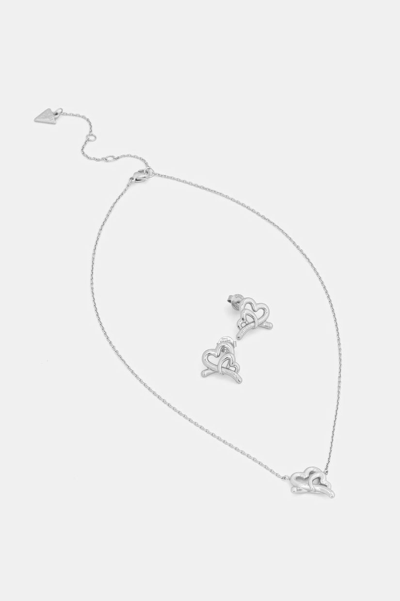 Guess colier și cercei LOVE BITES