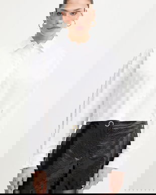 Armani Exchange cămașă din bumbac