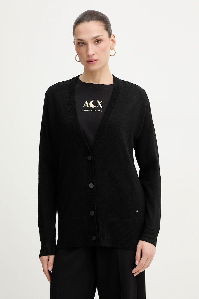 Armani Exchange cardigan din amestec de lână