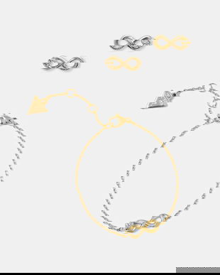 Guess brățară și cercei LOVE BITES