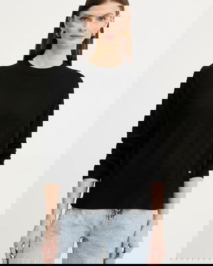 Armani Exchange pulover din amestec de lână